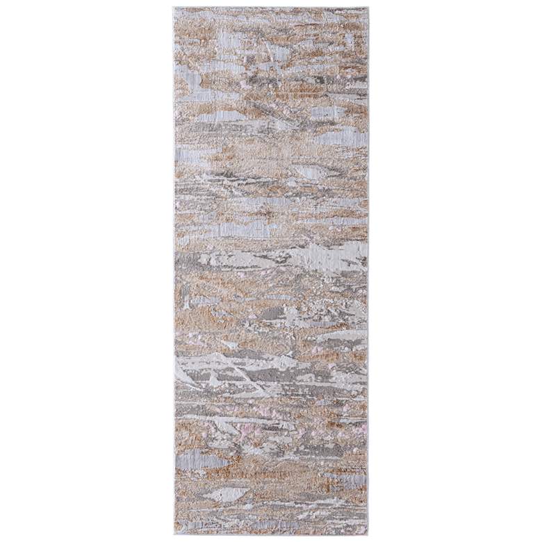Image 1 Laina Transitional Abstract Soft Indoor Tan Area Rug 39G5F