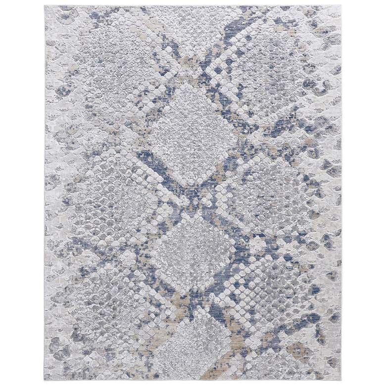 Image 1 Laina Transitional Trellis & Lattice Soft Indoor Silver Area Rug 39GIF