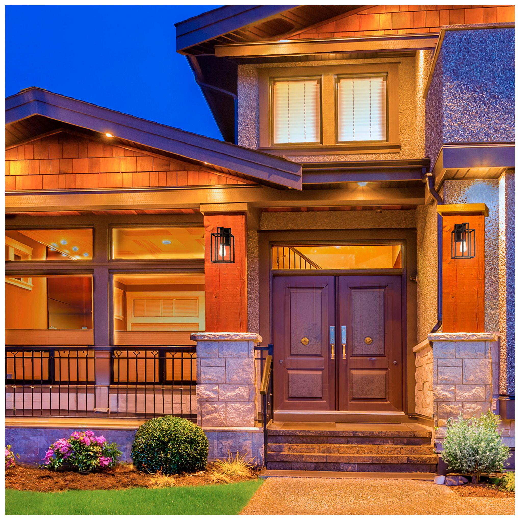 Image 2 Lake; 1 Light; Wall Sconce; Forest Bronze with Copper Accents Finish more views