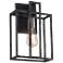 Lake; 1 Light; Wall Sconce; Iron Black with Brushed Nickel Accents Finish