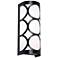 Lake 12.25" High Black Candelabra Base Sconce