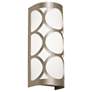 Lake 12.25" High Painted Nickel LED Sconce