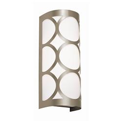 Lake 12.25" High Painted Nickel LED Sconce