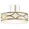 Lake 16" Wide 3-Light Gold LED Pendant