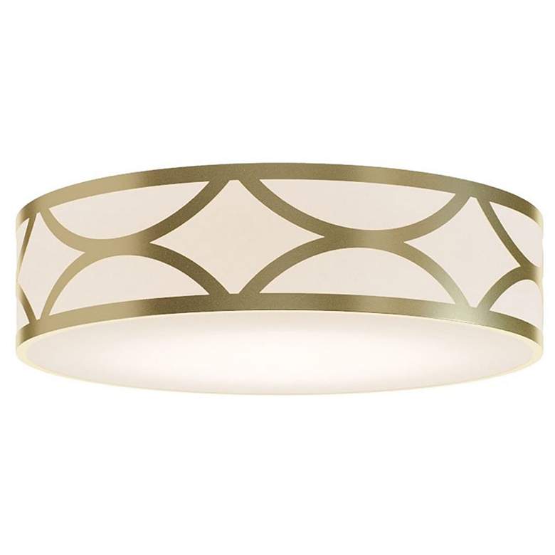 Image 1 Lake 20" Wide Gold LED Flush Mount