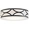 Lake 24" Wide Black Drum LED Ceiling Light