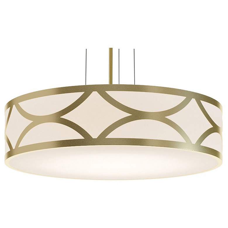 Image 1 Lake 24" Wide Gold LED Pendant