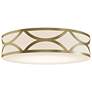 1_Lake 30" Wide Gold LED Flush Mount