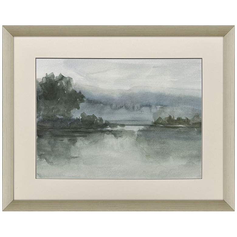 Image 1 Lake at Twilight I 39"W x 31"H Framed Art