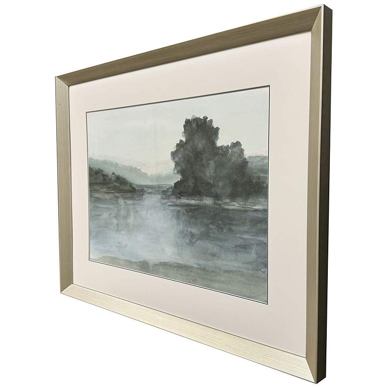 Image 2 Lake at Twilight II 39"W x 31"H Framed Art more views