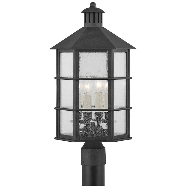 Image 1 Lake County 21 1/4" High French Iron Outdoor Post Light