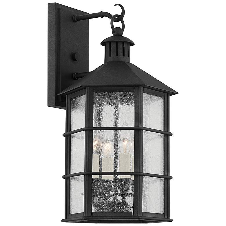 Image 1 Lake County 21" High French Iron Outdoor Wall Light