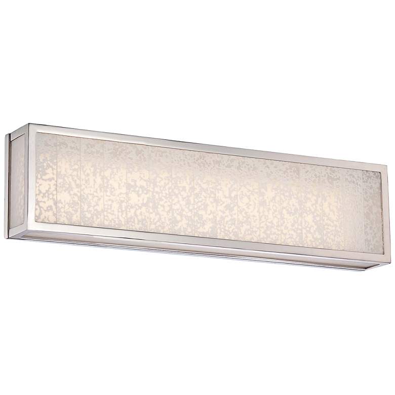 Image 1 Lake Frost 24"W Polished Nickel LED Bath Light