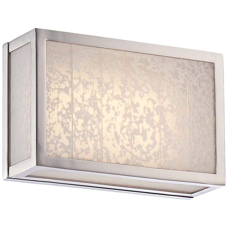 Image 1 Lake Frost 6 inchH Polished Nickel LED Wall Sconce
