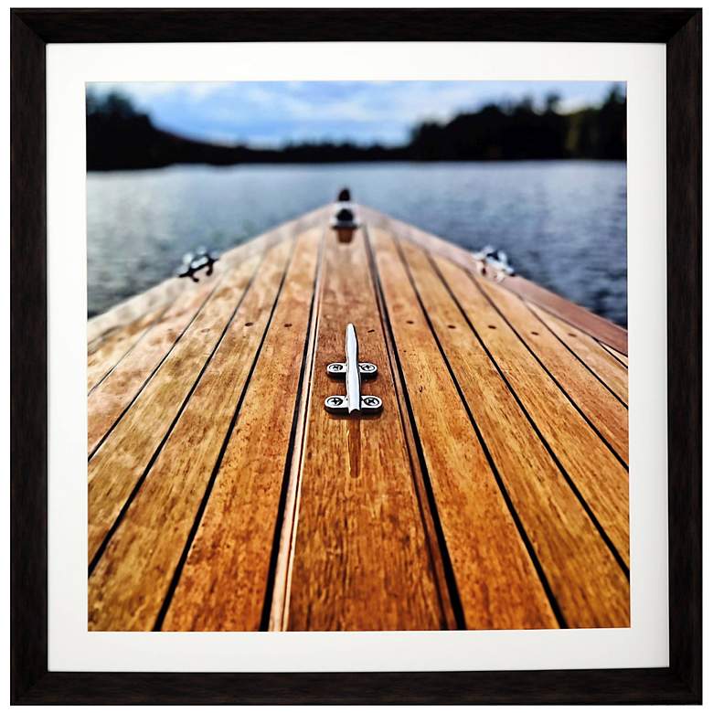 Image 3 Lake Life I 43" Square Exclusive Giclee Framed Wall Art