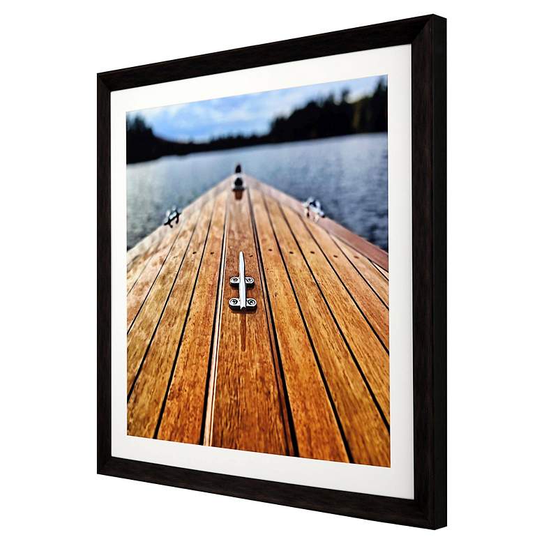 Image 5 Lake Life I 43" Square Exclusive Giclee Framed Wall Art more views