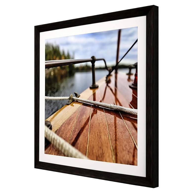 Image 5 Lake Life II 43" Square Exclusive Giclee Framed Wall Art more views
