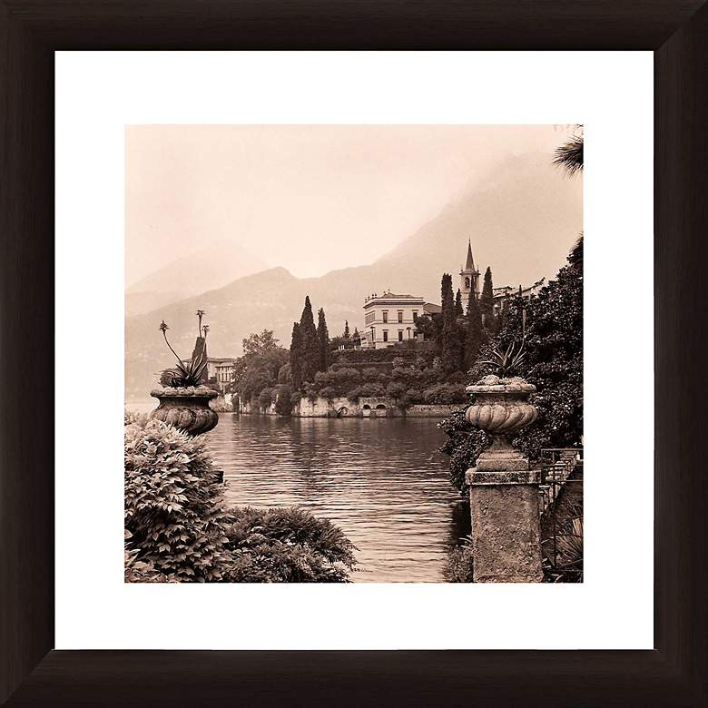 Image 1 Lake Photo 18 1/2 inch Square Giclee Framed Wall Art