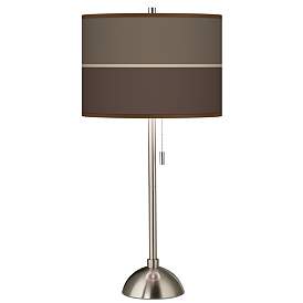 Image1 of Lakebed Set Giclee Brushed Nickel Table Lamp