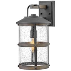Lakehouse 17 1/4" High Aged Zinc Outdoor Wall Light