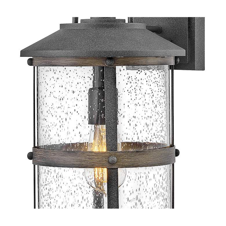 Image 2 Lakehouse 17 1/4" High Aged Zinc Outdoor Wall Light more views