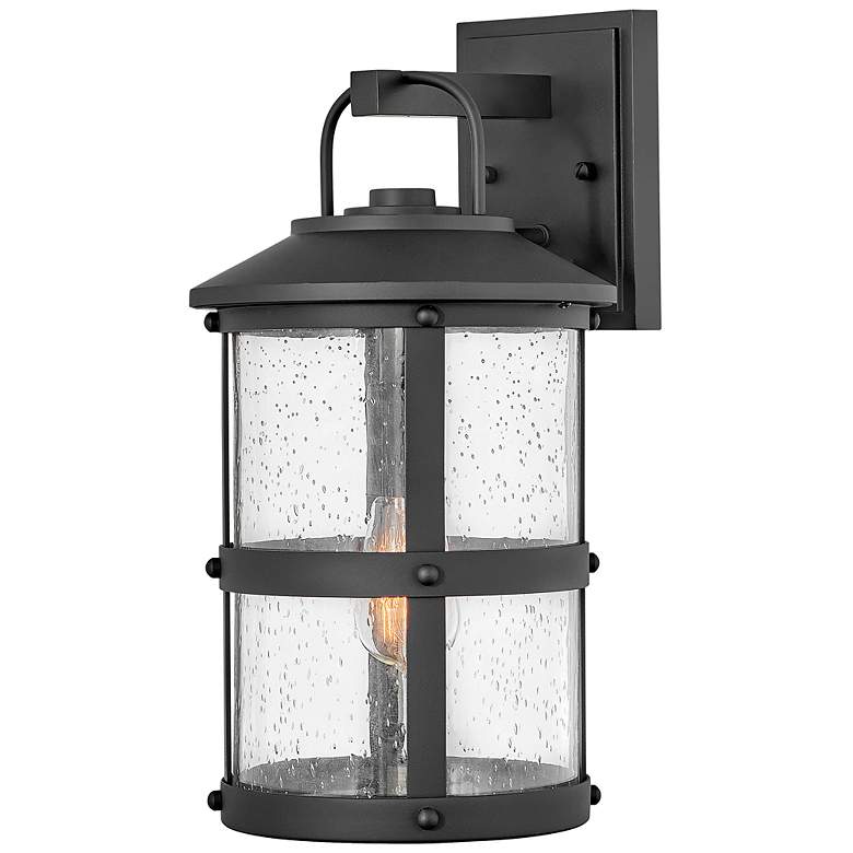 Image 2 Lakehouse 17 1/4" High Black 3W Outdoor Wall Light more views
