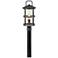 Lakehouse 18 3/4" High Aged Zinc 3 Watts Outdoor Post Light