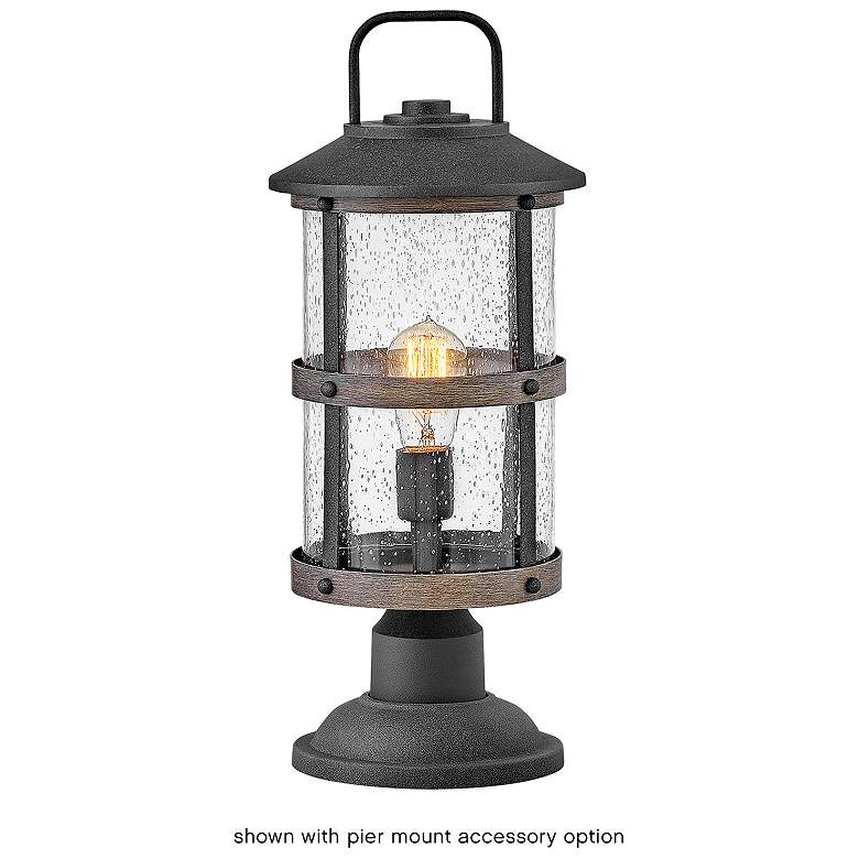 Image 4 Lakehouse 18 3/4" High Aged Zinc 3 Watts Outdoor Post Light more views