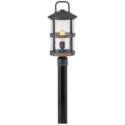 Lakehouse 18 3/4" High Aged Zinc 5 Watts Outdoor Post Light