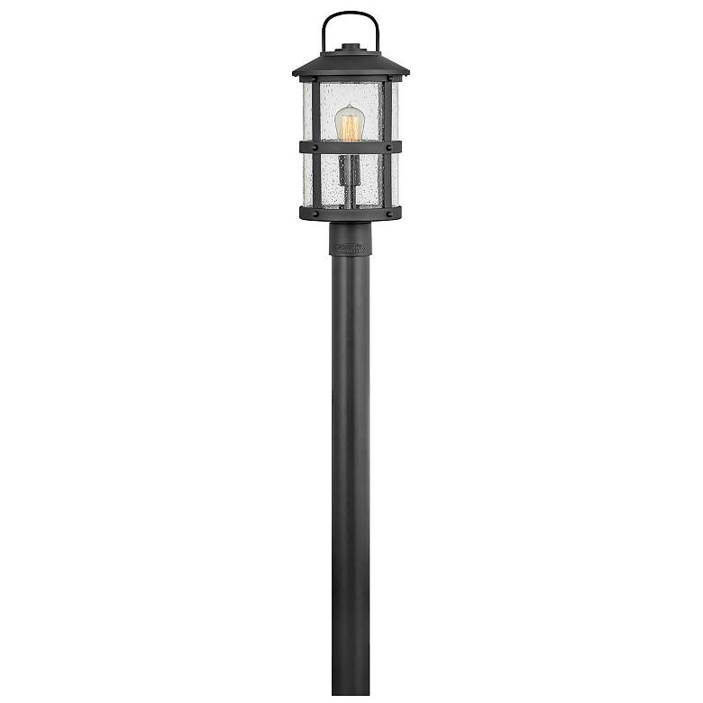 Image 1 Lakehouse 18 3/4" High Black 5 Watts Outdoor Post Light