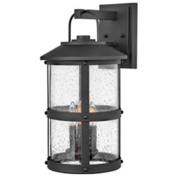 Lakehouse 19 3/4" High Black Outdoor Wall Light