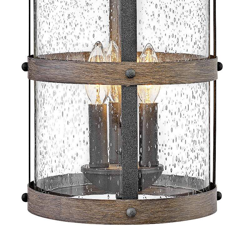 Image 4 Lakehouse 19 3/4"H Aged Zinc 3-Light LED Outdoor Wall Light more views