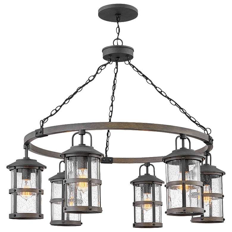 Image 1 LAKEHOUSE 42" Wide 6-Light Chandelier