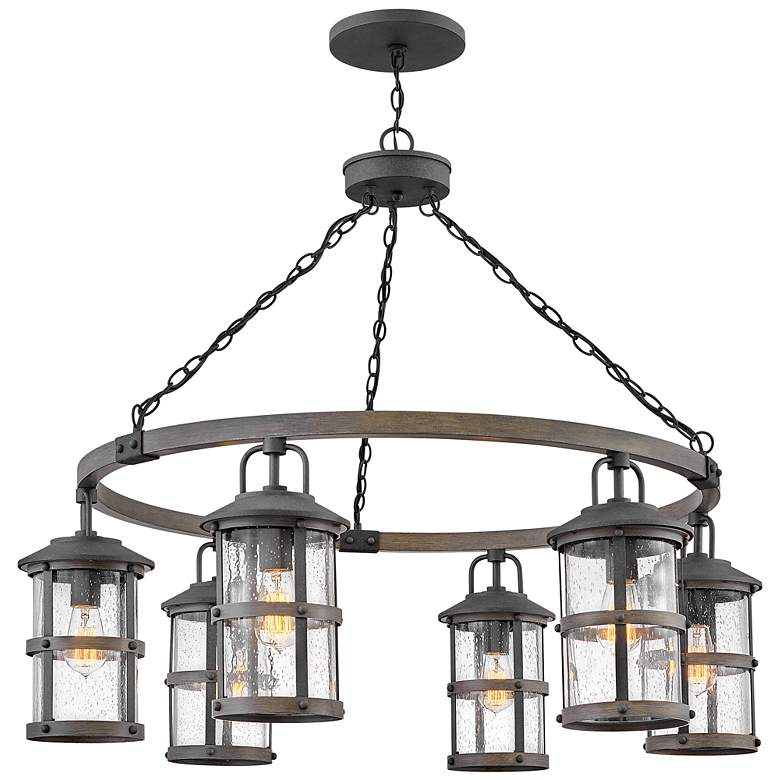 Image 3 LAKEHOUSE 42" Wide 6-Light Chandelier more views