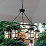 1_Lakehouse Medium Single tier 42" Wide 6-Light Chandelier