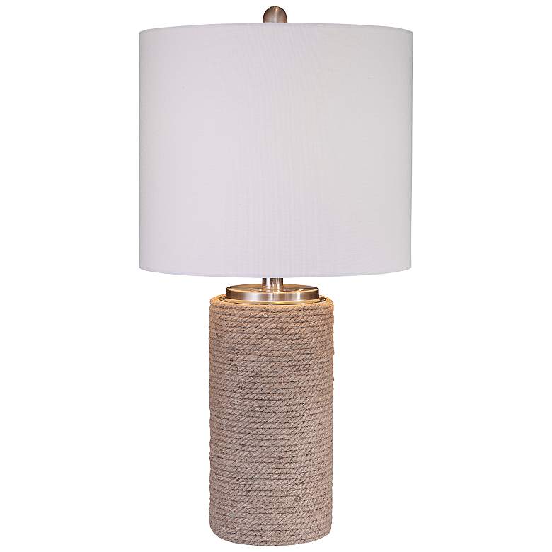 Image 2 Lakeland 25" High Natural Rope Table Lamp