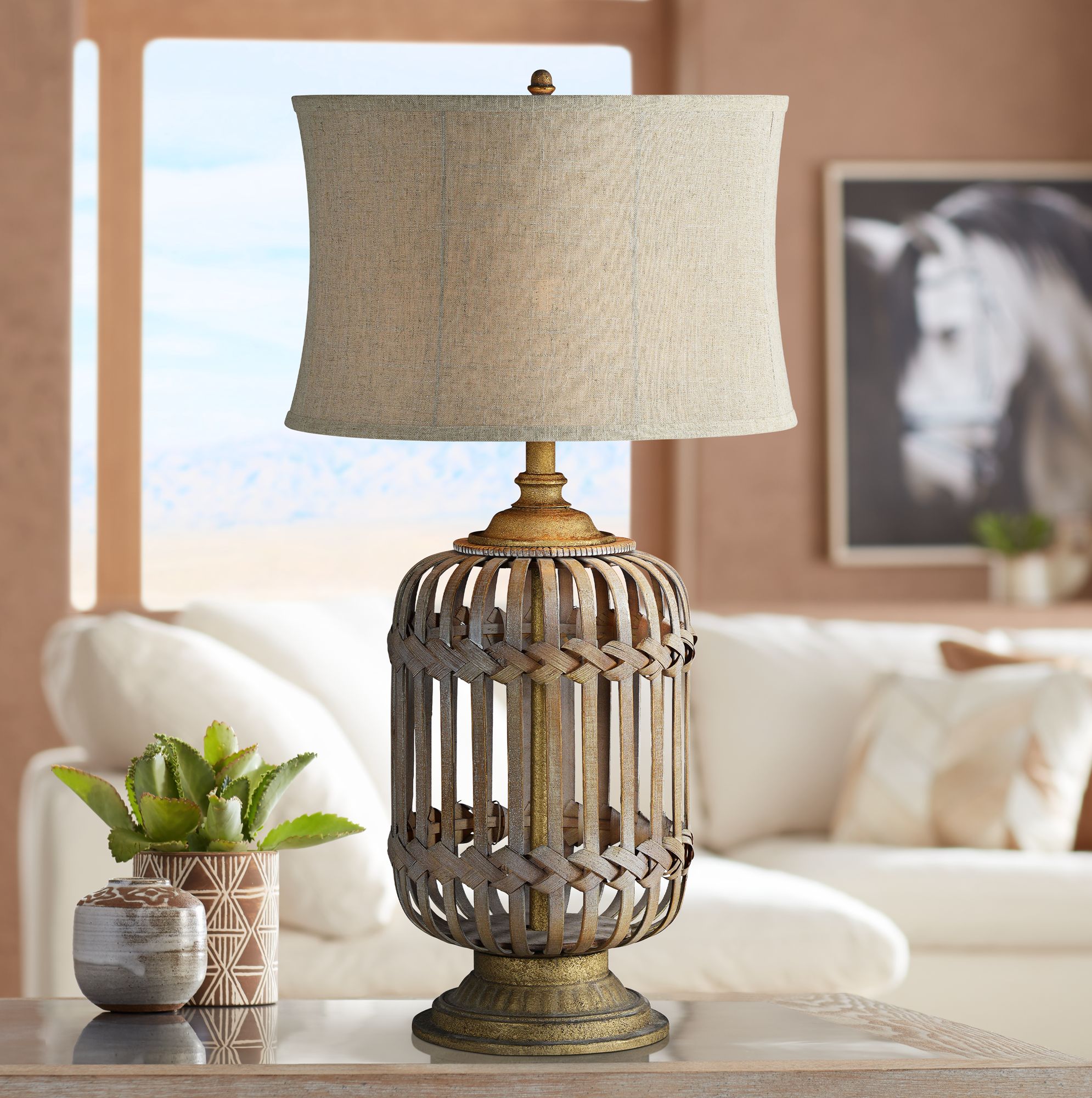 gray farmhouse lamps