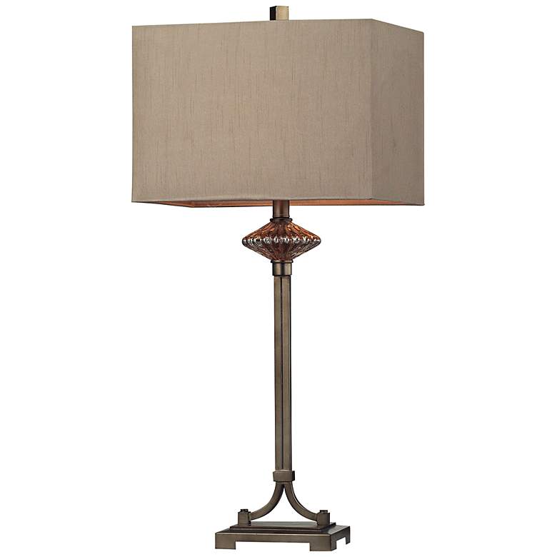 Image 1 Lakemere Antique Gold Metal Table Lamp