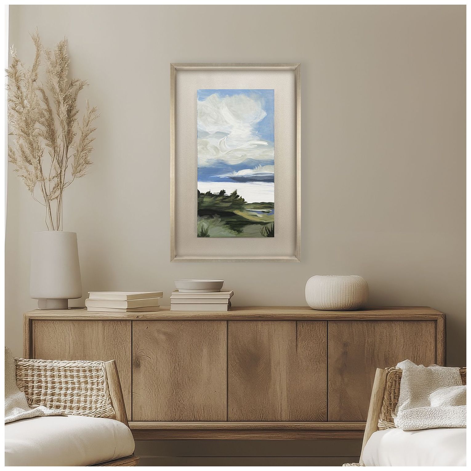 Image 5 Lakeshore I 27"W x 43"H Canvas Art more views