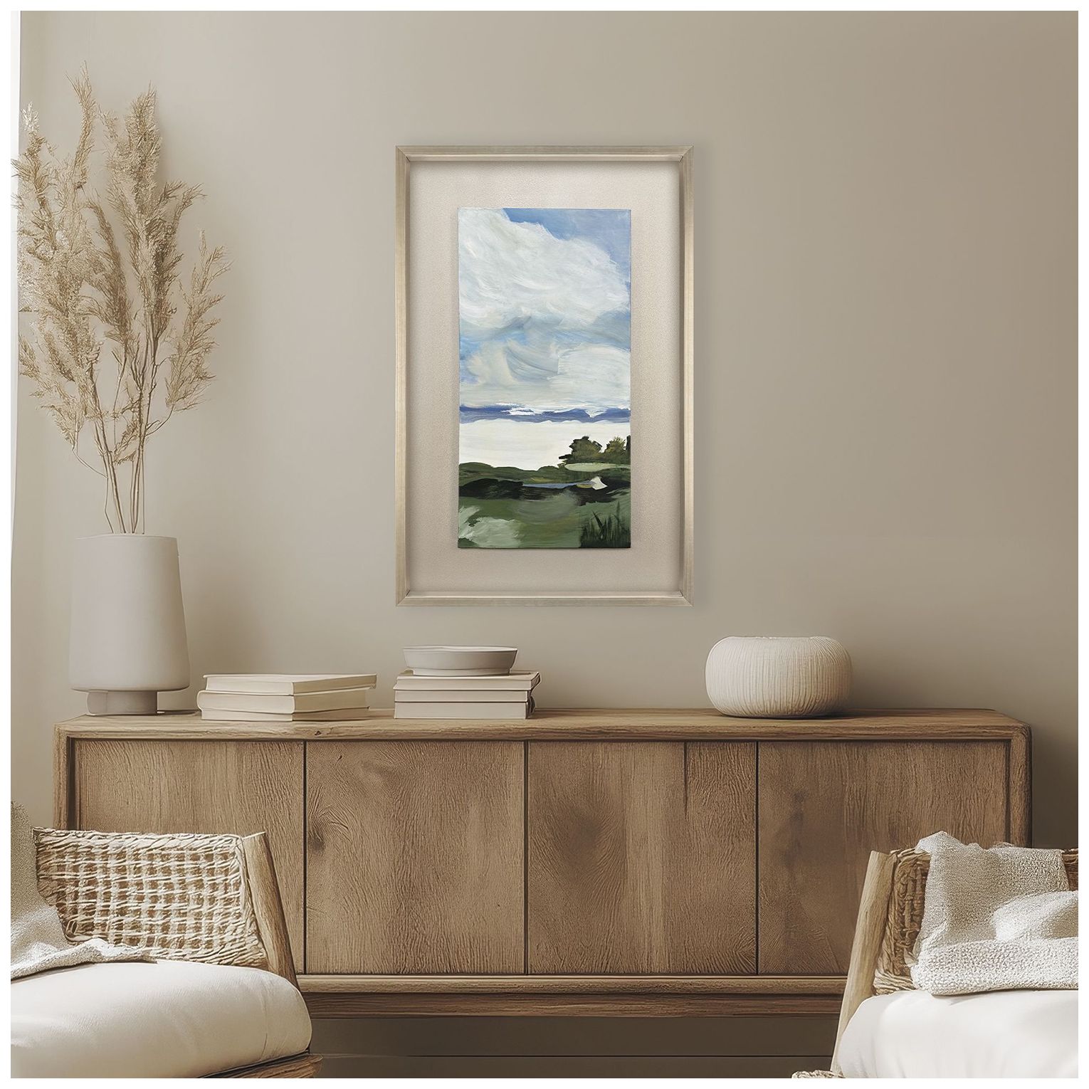 Lakeshore IV 27"W x 43"H Canvas Art