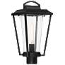 Lakeview; 1 Light; Post Lantern; Aged Bronze Finish with Clear Seed Glass