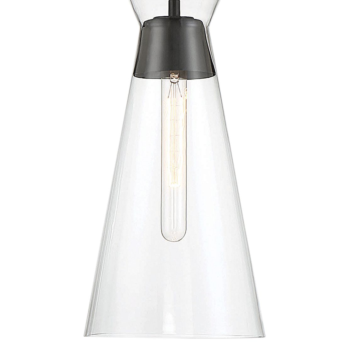 Image 2 Lakewood 1-Light Pendant in Matte Black more views