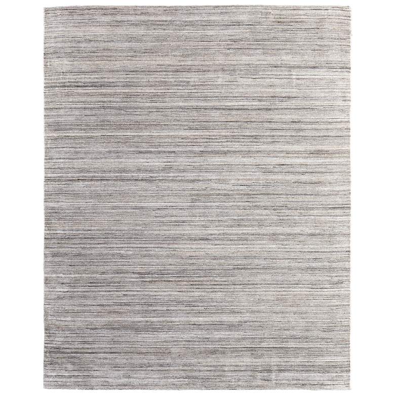 Image 1 Lakewood Modern Solid Hand Woven Gray Area Rug 8A23F