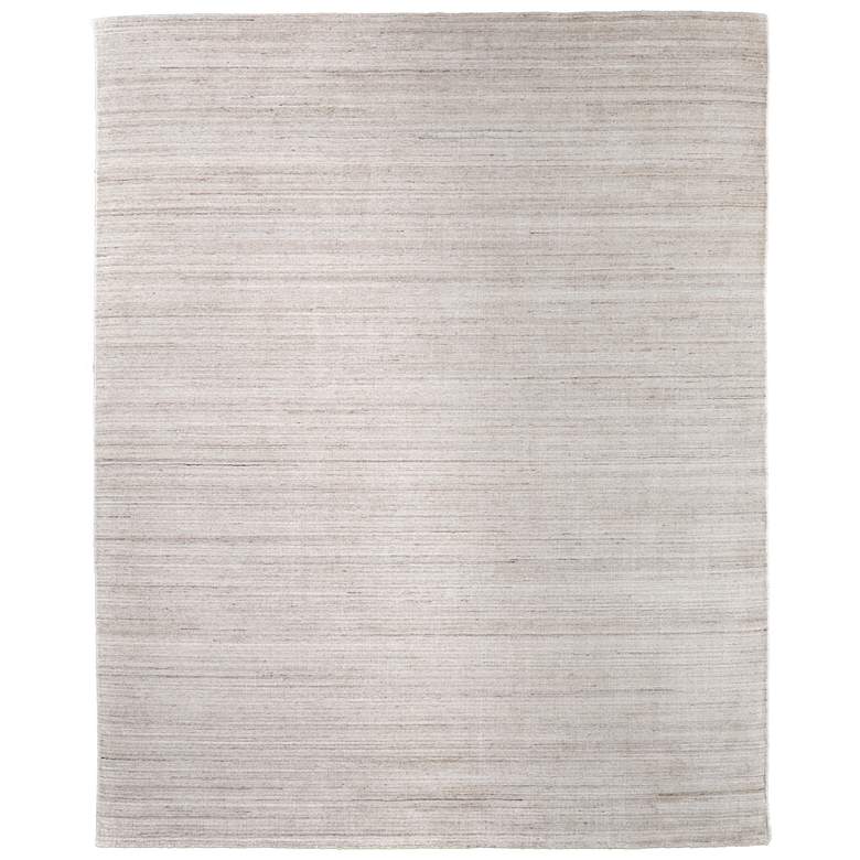 Image 1 Lakewood Modern Solid Hand Woven Ivory Area Rug 8A23F