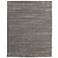 Lakewood Solid Hand Woven Black Area Rug 8A23F 8' x 10'