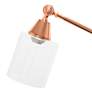4_Lalia 56" High Clear Glass and Rose Gold Adjustable Floor Lamp more views