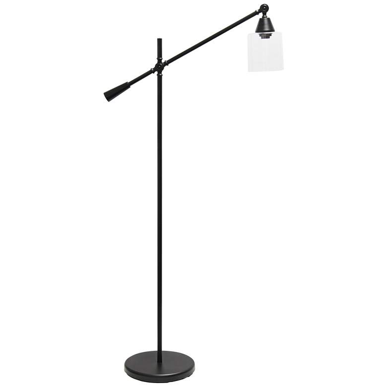 Image 2 Lalia 56" Matte Black Arm Adjustable Floor Lamp