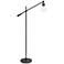 Lalia 56" Matte Black Arm Adjustable Floor Lamp