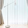 Lalia 56" Matte White Adjustable Floor Lamp