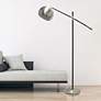 1_Lalia 59" Brushed Nickel and Matte Black Swivel Floor Lamp